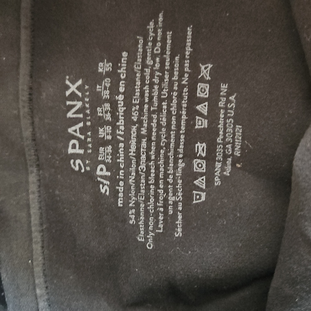 Spanx, Higher Power Short ,Black,Small - Picture 3 of 6